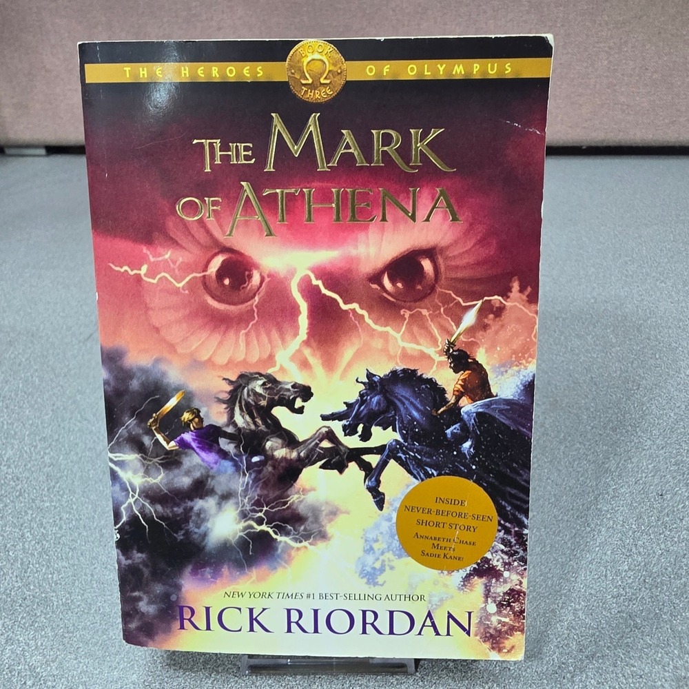 Rick Riordan The Mark of Athena Heroes of Olympus Book 3 Paperback Excellent